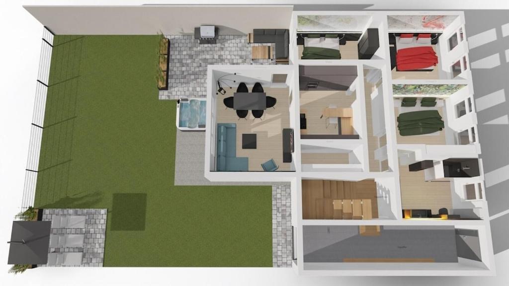Apartment Stilapartment Oasis #whirlpool Saisonal